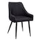 Monarch Specialties Dining Chair, Set Of 2, Side, Upholstered, Kitchen, Dining Room, Pu Leather Look, Metal, Black I 1187 - alternate 1